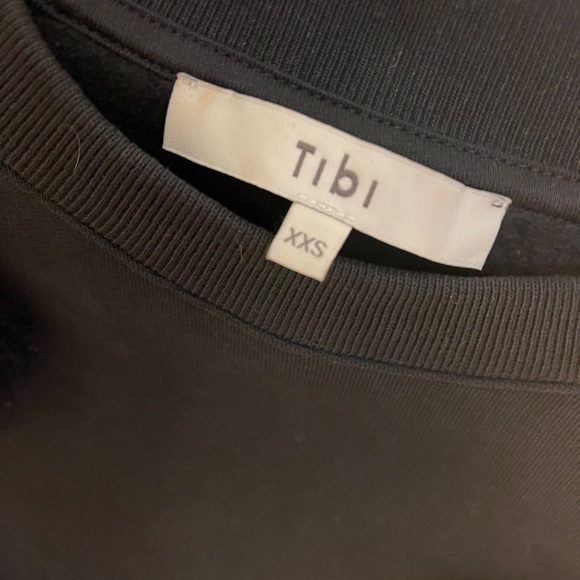 Tibi sweatshirt with fur Pom poms - Picture 2 of 5